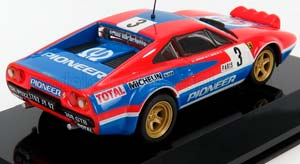 FERRARI 308 GTB PIONEER NIGHT VERSION N 3 RALLY MONTECARLO 1982 J.C.ANDRUET - BICHE, RED BLUE — фото 2