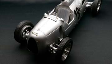 AUTO UNION TYPE C #18 NURBURGRING ROSEMEYER 1936 SILVER LIMITED EDITION 300 PCS. — фото 4