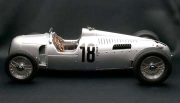 AUTO UNION TYPE C #18 NURBURGRING ROSEMEYER 1936 SILVER LIMITED EDITION 300 PCS. — фото 29