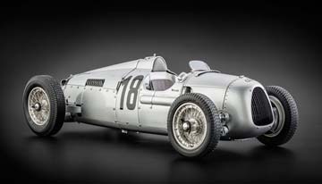 AUTO UNION TYPE C #18 NURBURGRING ROSEMEYER 1936 SILVER LIMITED EDITION 300 PCS.