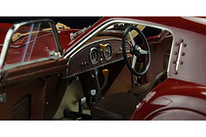 ALFA ROMEO 8C SPECIALE TOURING COUPE 1938 DARK RED LIMITED EDITION 300 PCS. — фото 4