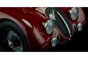 ALFA ROMEO 8C SPECIALE TOURING COUPE 1938 DARK RED LIMITED EDITION 300 PCS. — фото 8