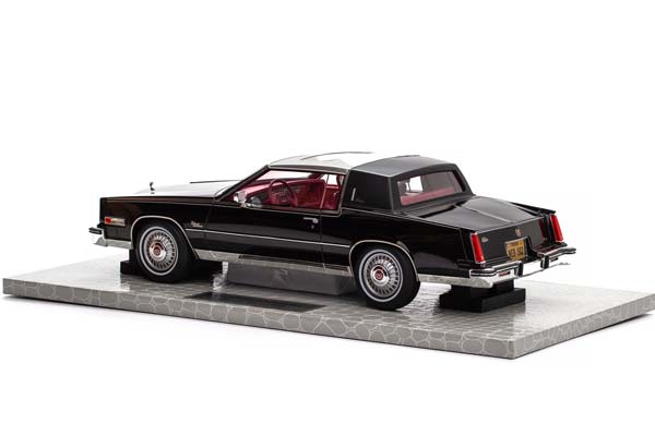 CADILLAC ELDORADO BIARRITZ COUPE 1980 BLACK / КАДИЛЛАК ЭЛЬДОРАДО БИАРРИЦ КУПЕ 1980 ЧЕРНЫЙ (ЛИМИТ 20/50) — фото 4
