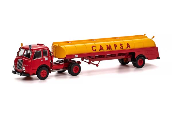 PEGASO MOFLETES DIESEL TANKER TRUCK CAMPSA FUEL 1949 RED/YELLOW / ПЕГАСО MOFLETES ДИЗЕЛЬНЫЙ ТОПЛИВОЗ CAMPSA 1949 КРАСНЫЙ С ЖЕЛТЫМ