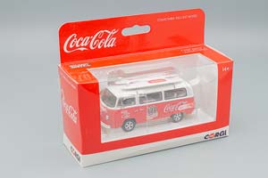 VW VOLKSWAGEN T1 MINIBUS COCA-COLA WITH SURFBOARD 1961, WHITE RED — фото 6