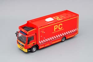 MAN TGL FIRE TRUCK POSTE DE COMMANDEMENT, RED