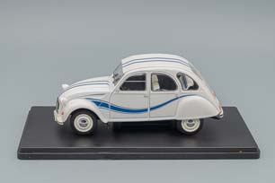 CITROEN 2CV FRANCE 1983 WHITE DARKBLUE — фото 3