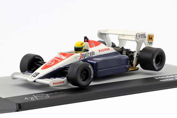 TOLEMAN TG184 #19 3RD BRITISH GP FORMULA 1 1984 AYRTON SENNA / ТОЛЕМАН TG184 3RD БРИТИШ ГРАН-ПРИ ФОРМУЛА-1 АЙРТОН СЕННА