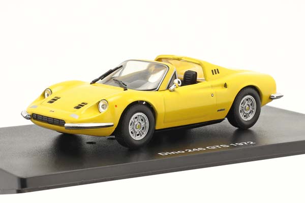 FERRARI DINO 246 GTS YEAR 1972 WITH SHOWCASE YELLOW / ФЕРРАРИ ДИНО 246 ГТС БОКС ЖЕЛТЫЙ