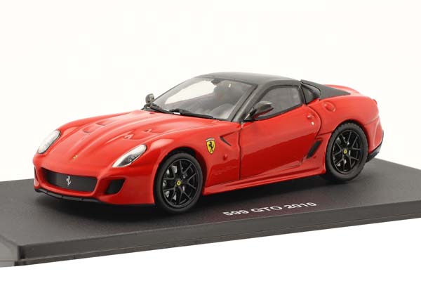 FERRARI 599 GTO YEAR 2010 WITH SHOWCASE RED / ФЕРРАРИ 599 ГТО БОКС КРАСНЫЙ