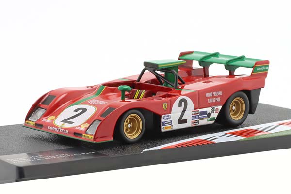 FERRARI 312 P #2 1000KM ZELTWEG 1973 MERZARIO, PACE / ФЕРРАРИ 312 1000 КМ ЗЕЛТВЕГ МЕРЗАРИО ПАКЕ