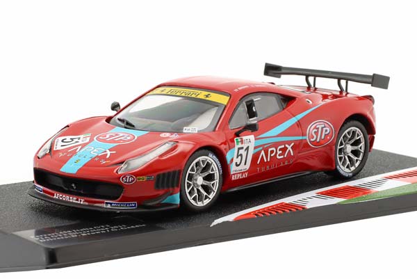 FERRARI 458 ITALIA GT3 #51 FIA GT3 SILVERSTONE 2011 BROWN, GEDDIE / ФЕРРАРИ 458 ИТАЛИА ГТ3 ФИА СИЛВЕРСТОНЕ КОРИЧНЕВЫЙ ГЕДДИЕ