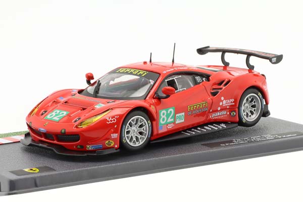 FERRARI 488 GTE #82 24H LEMANS 2017 VILANDER, FISICHELLA, KAFFER / ФЕРРАРИ 488 ГТЕ 24 ЧАСА ЛЕ-МАН ВИЛАНДЕР ФИСИКЕЛЛА КАФФЕР