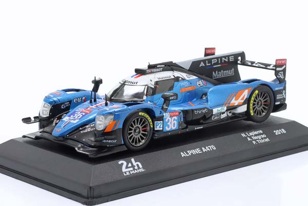 ALPINE A470 #36 5TH 24H LEMANS 2018 LAPIERRE, THIRIET, NEGRAO / АЛЬПИН A470 5TH 24 ЧАСА ЛЕ-МАН ЛАПИЕРРЕ ТИРИЕТ НЕГРАО