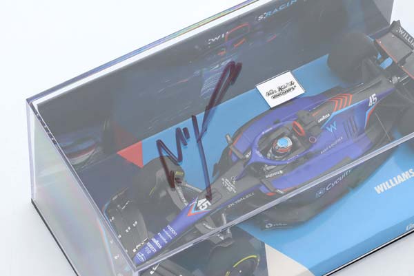 WILLIAMS FW44 #45 ITALIAN GP FORMULA 1 2022 SIGNATURE EDITION N. DE VRIES / ВИЛЬЯМС FW44 ИТАЛИАН ГРАН-ПРИ ФОРМУЛА-1 СИГНАТУРЕ ДЕ ВРИЕС — фото 7