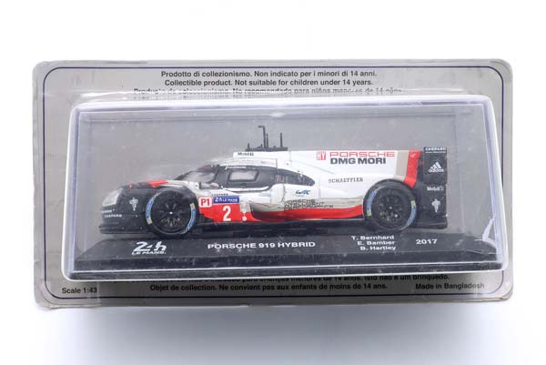 PORSCHE 919 HYBRID #2 WINNER 24H LEMANS 2017 BERNHARD, BAMBER, HARTLEY / ПОРШЕ 919 ХЙБРИД ПОБЕДИТЕЛЬ 24 ЧАСА ЛЕ-МАН БЕРНХАРД БАМБЕР ХАРТЛЕЙ — фото 6