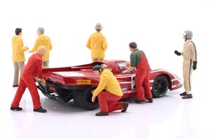 PITSTOP-DIORAMA WINNER 24H LEMANS 1970 PORSCHE 917K #23 / FIGUMA / ПИЦТОП-ДИОРАМА ПОБЕДИТЕЛЬ 24 ЧАСА ЛЕ-МАН ПОРШЕ 917K ФИГУМА — фото 2