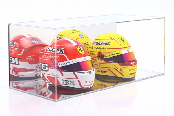 HIGH-QUALITY MIRRORED DISPLAY CASE FOR HELMETS 1:2 OR MODEL CARS 1:18 BLACK / ЗЕРКАЛЬНЫЙ ДЕМОНСТРАЦИОННЫЙ БОКС ДЛЯ ШЛЕМА 1:2 ИЛИ МОДЕЛИ АВТОМОБИЛЯ 1:18 ЧЕРНЫЙ