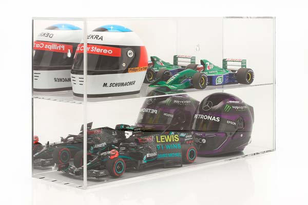 HIGH QUALITY MIRRORED SHOWCASE FOR HELMETS OR MODELCARS 1:18 / ХИГХ КВАЛИТЙ МИРРОРЕД БОКС ДЛЯ ХЕЛМЕЦ ОР МОДЕЛЕЙ ПРОЗРАЧНЫЙ ЗЕРКАЛЬНЫЙ — фото 2