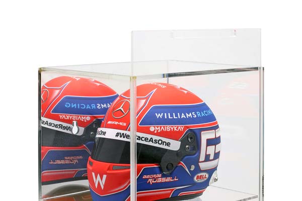 HIGH QUALITY MIRRORED SHOWCASE WITH 4 COMPARTMENTS FOR HELMETS IN SCALE / ХИГХ КВАЛИТЙ МИРРОРЕД БОКС 4 КОМПАРТМЕНЦ ДЛЯ ХЕЛМЕЦ ПРОЗРАЧНЫЙ ЗЕРКАЛЬНЫЙ — фото 5