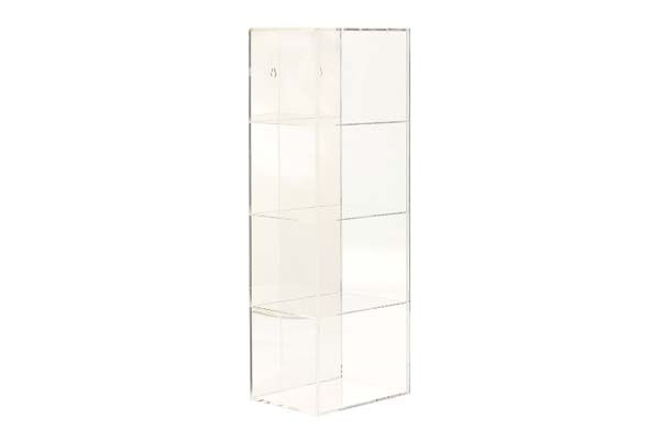 HIGH QUALITY MIRRORED SHOWCASE WITH 4 COMPARTMENTS FOR HELMETS IN SCALE / ХИГХ КВАЛИТЙ МИРРОРЕД БОКС 4 КОМПАРТМЕНЦ ДЛЯ ХЕЛМЕЦ ПРОЗРАЧНЫЙ ЗЕРКАЛЬНЫЙ — фото 1
