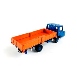 BERLIET STRADAIR 1965 САМОСВАЛ БОРТОВОЙ, СИНИЙ С ОРАНЖЕВЫМ — фото 8