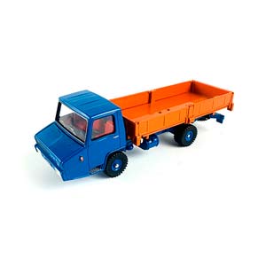 BERLIET STRADAIR 1965 САМОСВАЛ БОРТОВОЙ, СИНИЙ С ОРАНЖЕВЫМ — фото 10