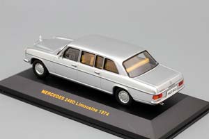 MERCEDES-BENZ 240D LIMOUSINE (1974), SILVER — фото 4