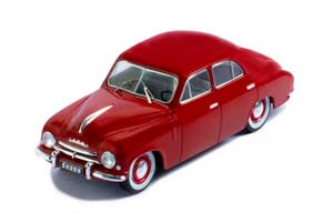 SKODA 1200 1952 DARK RED