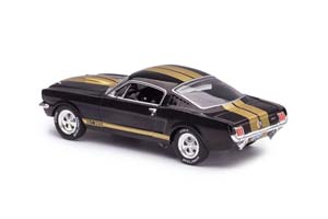 FORD MUSTANG SHELBY GT 350 1965 BLACK/GOLD — фото 5