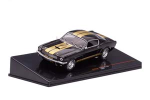 FORD MUSTANG SHELBY GT 350 1965 BLACK/GOLD — фото 9