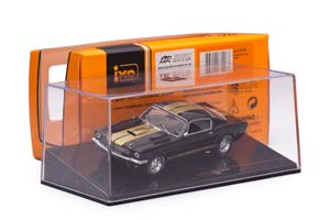 FORD MUSTANG SHELBY GT 350 1965 BLACK/GOLD — фото 11