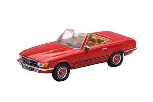 MERCEDES W107 280 SL CONVERTIBLE R107 1979 RED