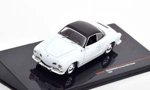 VW VOLKSWAGEN KARMANN GHIA COUPE 1958 WHITE FLATBLACK