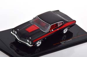 CHEVROLET CHEVELLE SS 1970 BLACK RED