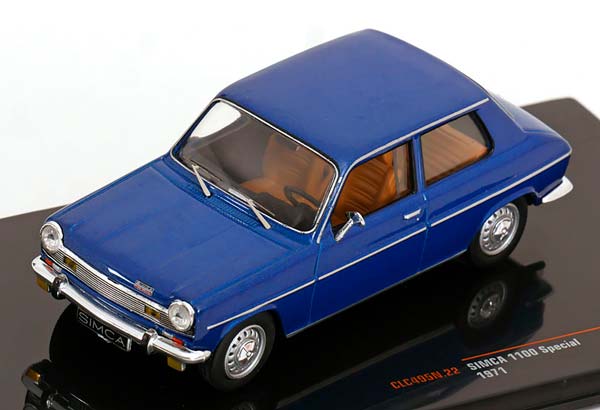SIMCA 1100 SPECIAL 1971 BLUE METALLIC / СИМКА СПЕЦИАЛЬНАЯ СИНИЙ МЕТАЛЛИК