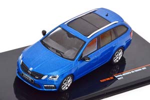 SKODA OCTAVIA RS COMBI III 2017 BLUE METALLIC — фото 4