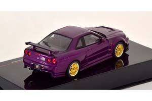 NISSAN SKYLINE GT-R (R34) CUSTOMIZED 2002 PURPLE- METALLIC — фото 2