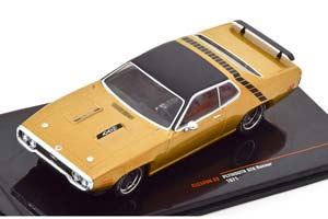 PLYMOUTH GTX RUNNER 1971 GOLD METALLIC/BLACK — фото 4