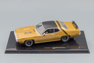 PLYMOUTH GTX RUNNER 1971 GOLD METALLIC/BLACK — фото 5