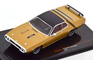 PLYMOUTH GTX RUNNER 1971 GOLD METALLIC/MATT BLACK