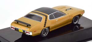 PLYMOUTH GTX RUNNER 1971 GOLD METALLIC/MATT BLACK — фото 2