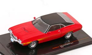 FORD GRAN TORINO SPORT 1972 RED MATT-BLACK