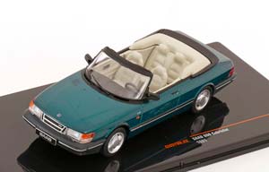 SAAB 900 CABRIOLET 1991 GREEN METALLIC
