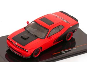DODGE CHALLENGER SRT8 HEMI 2009 RED MATT-BLACK