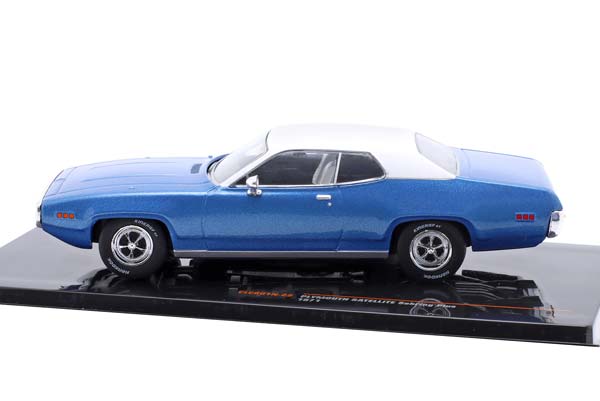 PLYMOUTH SATELLITE SEBRING PLUS YEAR 1971 BLUE METALLIC / WHITE / ПЛИМУТ САТЕЛЛИТЕ СЕБРИНГ ПЛУС СИНИЙ МЕТАЛЛИК БЕЛЫЙ — фото 4