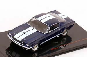 FORD SHELBY MUSTANG GT 350 1965 DARKBLUE-METALLIC WHITE / ФОРД ШЕЛБИ МУСТАНГ ГТ 350 ТЕМНО-СИНИЙ МЕТАЛЛИК БЕЛЫЙ