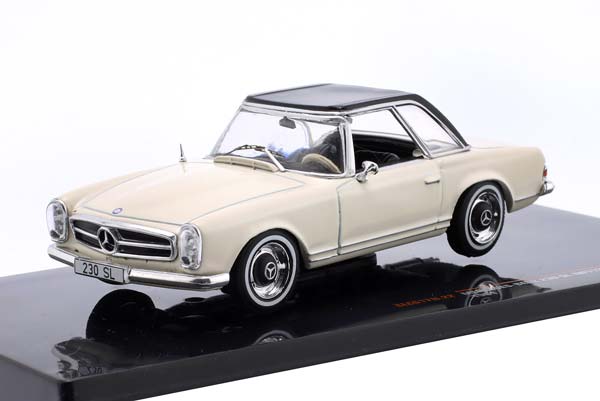 MERCEDES-BENZ 230 SL (W113) HARDTOP YEAR 1964 LIGHT BEIGE / BLACK / МЕРСЕДЕС-БЕНЦ 230 SL W113 ХАРДТОП СВЕТЛЫЙ БЕЖЕВЫЙ ЧЕРНЫЙ