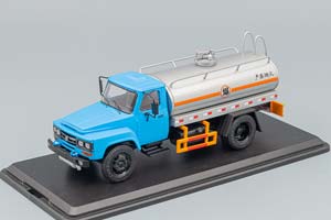 DONGFENG 140 SERIES FUEL TANK TRUCK, BLUE / SILVER