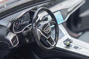 AUDI A6L 2019 BLACK / АУДИ А6 ЧЕРНЫЙ — фото 5